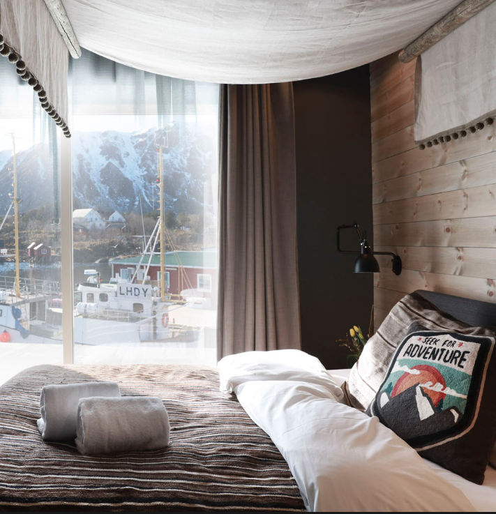 Solsiden Brygge, Lofoten, Norvège