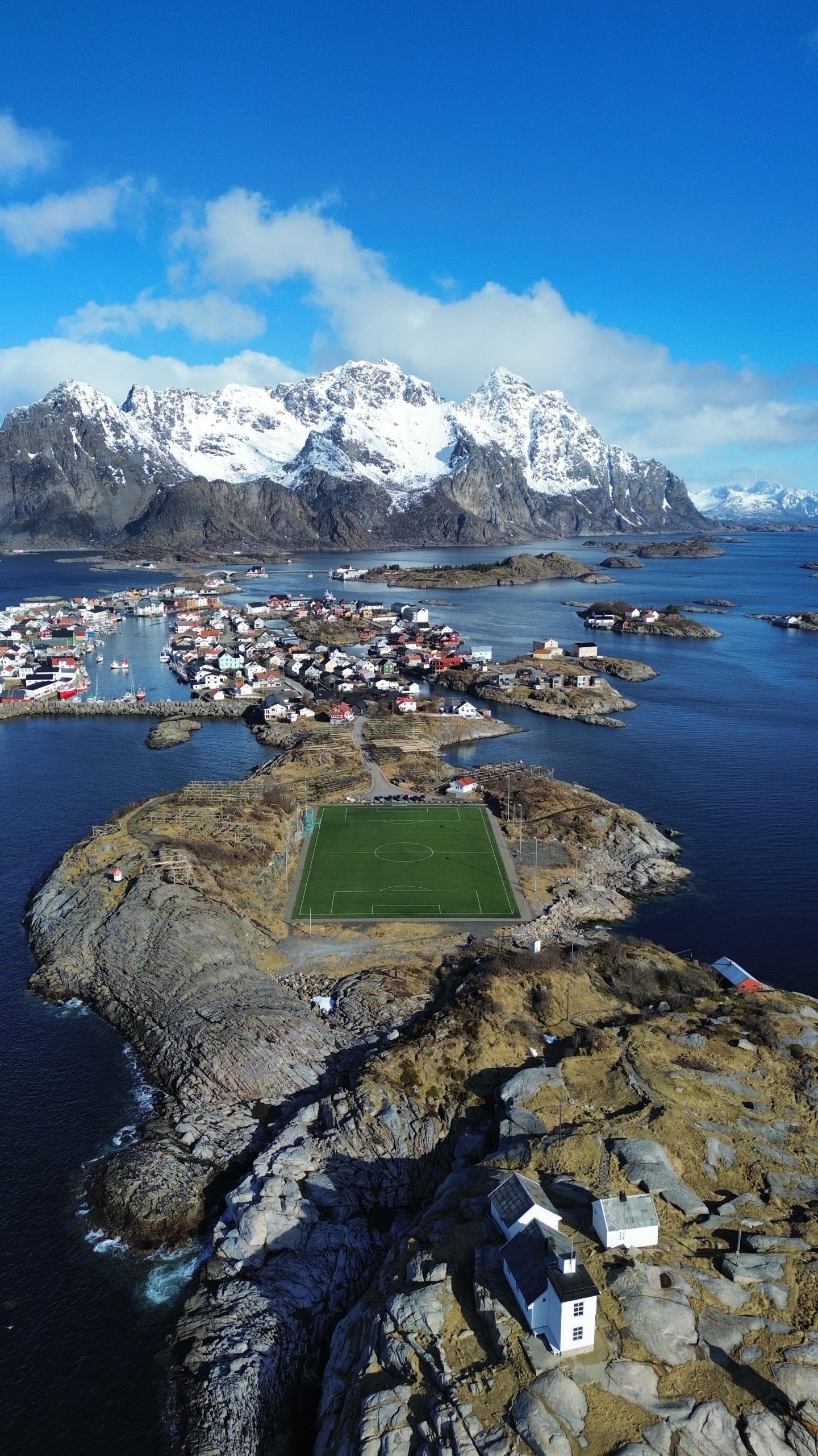 Stade de Henningsvær
Road trip aux Lofoten hiver