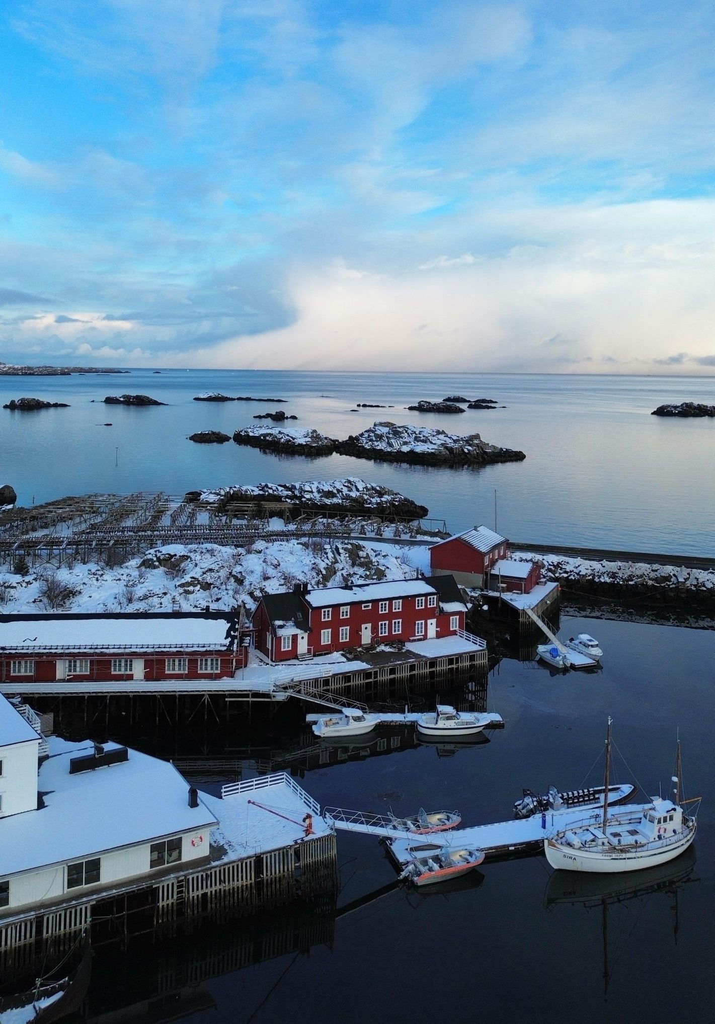 Solsiden Brygge, Lofoten, Norvège
Road trip aux Lofoten hiver